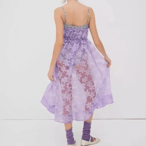 For Love and Lemons Purple Maxi Dress - Picture 3 of 4